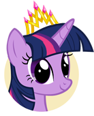 File:Twilight Sparkle (Alicorn) portrait.png