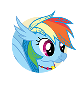 File:Rainbow Dash Hippogriff portrait.png