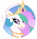 File:Princess Celestia Hippogriff portrait.png