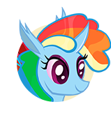 File:Changeling Rainbow Dash portrait.png