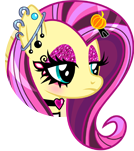 File:Edgy Fluttershy Portrait.png