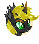 File:Dark Changeling Applejack portrait.png