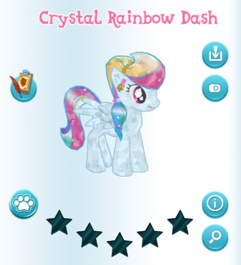 File:Crystal Rainbow Dash in-game.png