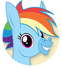File:Donkey Rainbow Dash portrait.png