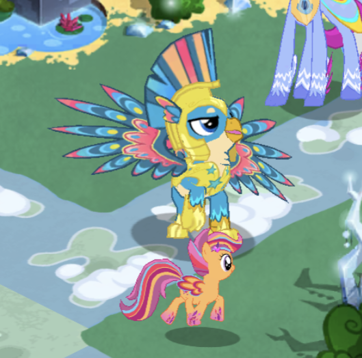 File:Rainbowified Gallus Scootaloo.png