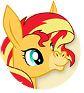 File:Donkey Sunset Shimmer portrait.png