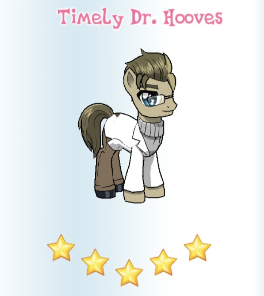 File:Timely Dr. Hooves in-game.png