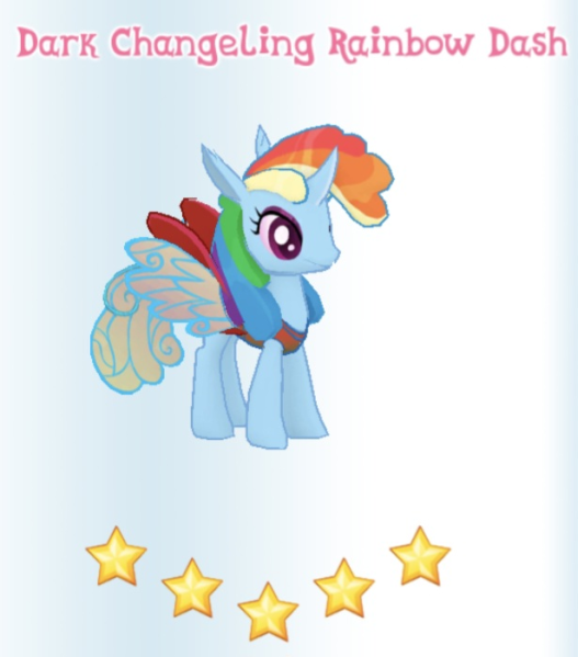File:Changeling Rainbow Dash in-game.png