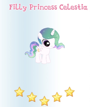 Filly Princess Celestia in-game.png