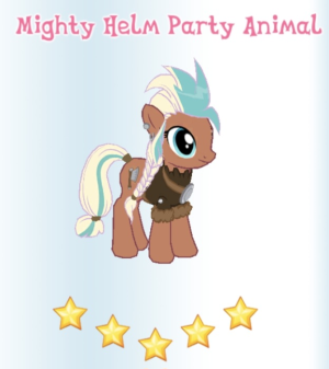 Mighty Helm Party Animal in-game.png