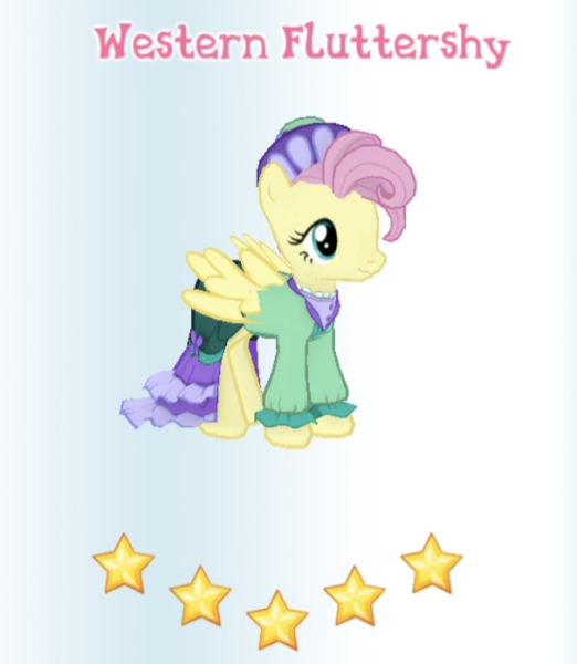 File:Western Fluttershy in-game.png