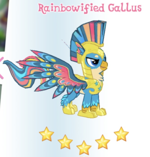 Rainbowified Gallus in-game.png