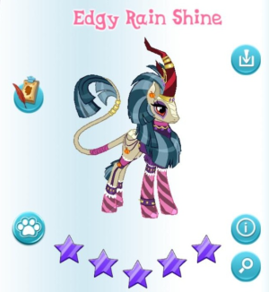 Edgy Rain Shine in-game.png