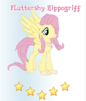 Fluttershy Hippogriff in-game.png