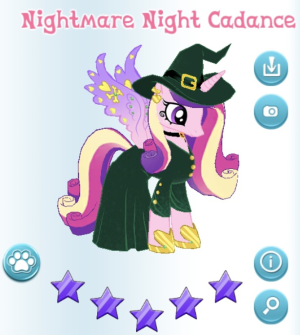 Nightmare Night Cadance in-game.png