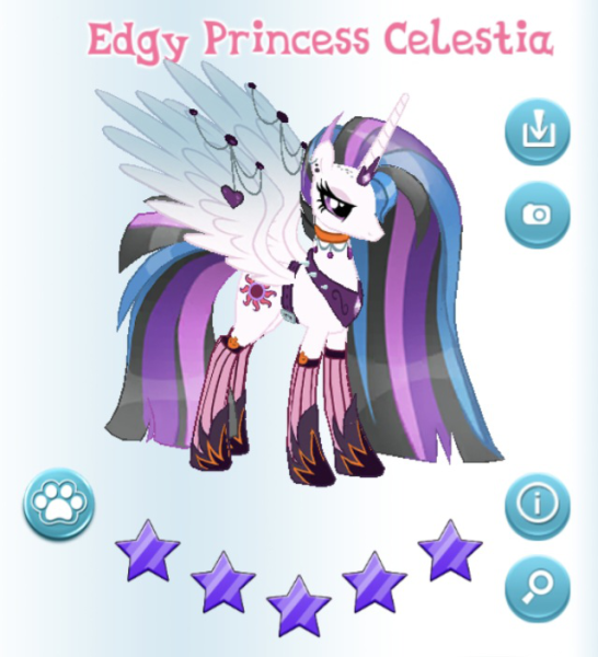 File:Edgy Princess Celestia in-game.png