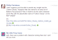 My Little Pony Game's comment regarding Cotton Cloudy