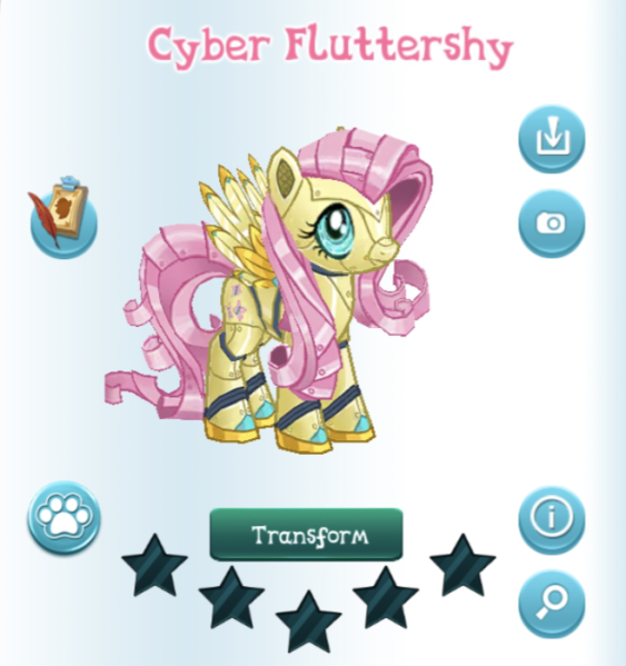 File:Cyber Fluttershy in-game.png