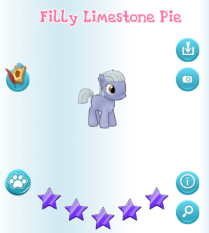 Filly Limestone Pie in-game.png