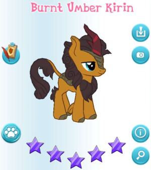 Burnt Umber Kirin in-game.png