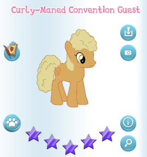 Curly-Maned Convention Guest in-game.png