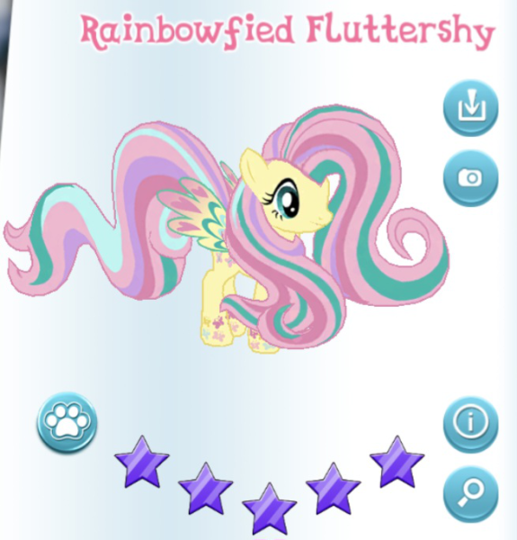 File:Rainbowfied Fluttershy in-game.png